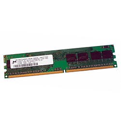 Avis Micron Tech 512Mo RAM Micron MT8HTF6464AY-53EB8 DDR2 PC2-4200U 533Mhz 240Pin 1Rx8 1.8v CL4 · Occasion