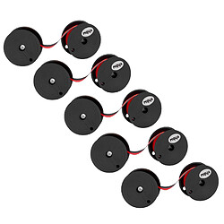 5x ruban encreur -ruban pour lettrage VHBW,noir /rouge,pour imprimantes à aiguilles ou imprimantes à étiquettes Triumph-Adler ACS Electric 130