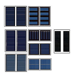 panneau de cellules solaires à haute efficacité chargeant la charge de la batterie 60ma - 5v