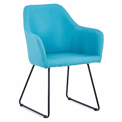 Paris Prix Fauteuil Design Blida 87cm Bleu & Noir