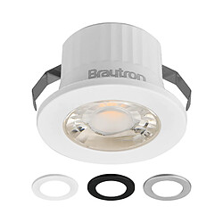 BRAYTRON Mini spot LED rond 3 couleurs 3W 3000K IP54