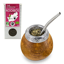 Aromandise Calebasse & bombilla + thé rooibos de Cedarberg 100 g