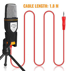 Acheter Universal Nouveau condenseur microphone 3,5 mm prise microphone console microphone PC de bureau vidéo chat jeux podcast enregistrement | microphone