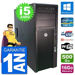 PC Tour HP Z210 Intel Core i5-2400 RAM 16Go Disque Dur 500Go Windows 10 Wifi · Occasion 