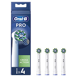 Oral-B Pro Cross Action Brossettes Pour Brosse À Dents, 4 Unités