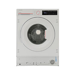 Sharp Lave linge encastrable ESNIB714BWNA, 7 kgs, 15 programmes, 1400 tr/mn