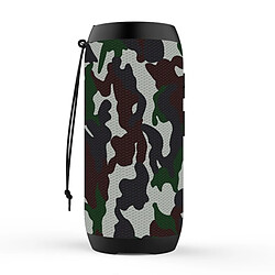 Avis Wewoo Enceinte Bluetooth étanche vert armée mini haut-parleur sans fil portable de lapin, micro intégré, soutien AUX / main appel gratuit / FM / TF