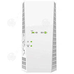 Tech Discount INN® Répéteur WiFi universel 2,2 Gbits Prolongateur de portée Wifi Double bande 2,4 et 5 GHz Détection automatique par appareil,