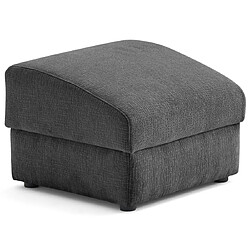 Lisa Design Bastille - pouf en tissu velours relief