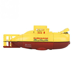 Universal 2019 Nouveau Mini RC Submarine 3.7V Grand modèle RC Submarine Jouet extérieur prêt à fonctionner Modèle de bateau d'accélération Haute puissance | RC Submarine (jaune)