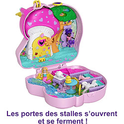 Mattel Polly Pocket - Coffret magique des licornes pas cher