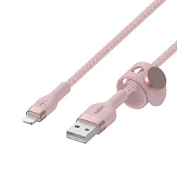 Belkin CAA010BT2MPK câble USB 1 m USB A USB C/Lightning Rose 