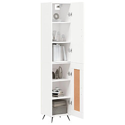 Avis Maison Chic Buffet,Meuble de Rangement,commode pour salon,Cuisine Blanc 34,5x34x180 cm Bois d'ingénierie -MN90628