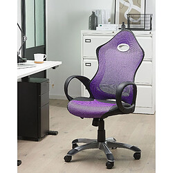 Beliani Chaise de bureau Violet iCHAIR