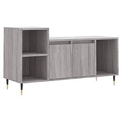 Maison Chic Meuble TV scandinave gris - Banc TV pour salon Sonoma 100x35x55 cm Bois d'ingénierie -MN57426