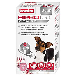 Pipettes Anti-tiques Fiprotec Combo pour Petit Chien - Beaphar - x3 