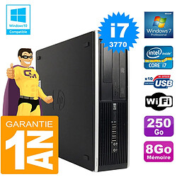 PC HP Compaq 8300 SFF Core I7-3770 Ram 8Go Disque 250 Go Graveur DVD Wifi W7 · Occasion 