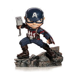 Figurine Iron Studios - Marvel Captain America – Statuette MiniCo 12cm 