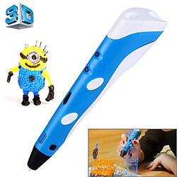 Wewoo Bleu Stylo d'impression 3D portatif, prise UE