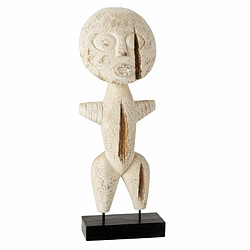 Paris Prix Statue Déco en Bois Alba 57cm Blanc 