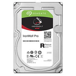 Seagate Technology IronWolf Pro 4 To 3.5'' SATA III (6 Gb/s) Cache 256 Mo Disque dur interne SATA III (6 Gb/s) 3.5'' 7200 Tr/min cache 128 Mo ST4000NE0025