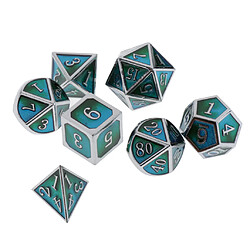 7 Pièces En Alliage De Zinc Polyédrique Dés En Métal Pour D u0026 D Pathfinder RPG Jeu Jouets B pas cher