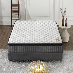 Sensoreve Matelas N°1 Elekctra 120x190cm RESSORTS ENSACHÉS & MÉMOIRE DE FORME - Épaisseur 30 cm- Indépendance de couchage