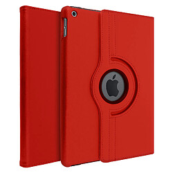 Avizar Étui iPad 9 2021 iPad 8 2020 iPad 7 2019 Intégrale Support Rotatif 360° rouge