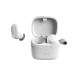 Jaz TWS Airon Écouteurs Sans Fil Intra Auriculaire Stéréo Microphone Blanc 