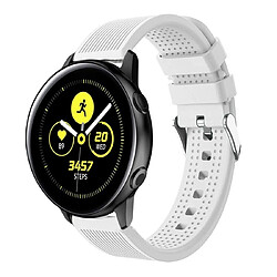 Wewoo Bracelet pour montre connectée de en silicone avec Smartwatch Garmin Vivoactive 3 blanc 