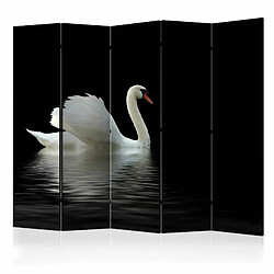 Paris Prix Paravent 5 Volets Swan Black & White 172x225cm