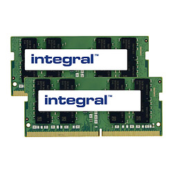 Integral 32GB DDR4 2400MHz NOTEBOOK NON-ECC memory module Integral 32GB DDR4 2400MHz NOTEBOOK NON-ECC MEMORY MODULE module de mémoire 32 Go 2 x 16 Go