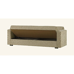 Acheter Alter Canapé-lit conteneur 3 places, 212 x 80 x 87h cm, couleur Beige