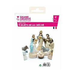 Graines Creatives 9 moules en latex Santons - Crèche de Noël