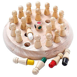 Universal Enfants en bois mémoires matching stick échecs divertissement couleur tableau de jeu puzzles jouets éducatifs aptitude à apprendre