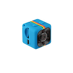 Wewoo Mini caméra bleu Mini DV HD 1080P 2MP Enregistreur Sport avec Support, Détection de Moniteur de & IR Vision Nocturne et Carte TF