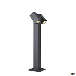 Borne extérieure SLV THEO PATHLIGHT, double, anthracite, GU10, 2x 7W max, IP44 - SLV 