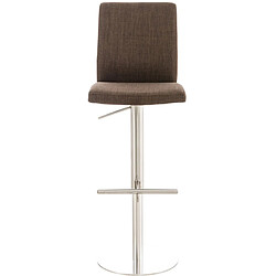 Non Tabouret de bar Cadiz tissu acier inoxydable