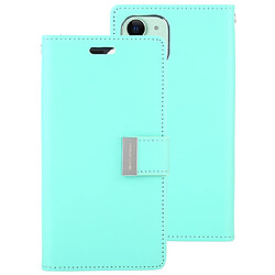 Wewoo Coque Pour iPhone 11 MERCEDY RICH DIARY Étui en cuir horizontale support emplacements cartes et porte-monnaie Vert menthe 