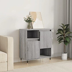 Maison Chic Buffet,Meuble de Rangement,commode pour salon,Cuisine Sonoma gris 60x35x70 cm Bois d'ingénierie -MN50091