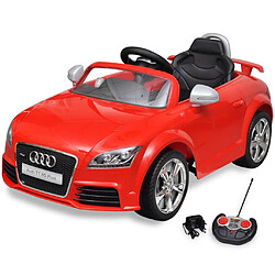 vidaXL Voiture avec télécommande pour enfants Audi TT RS Rouge