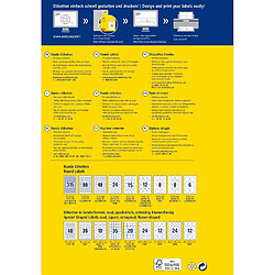 Avis AVERY Zweckform L3416-10 Lot de 120 étiquettes rondes à imprimer autocollantes Ø 60 mm Format A4