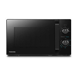 Micro-ondes pose libre - TOSHIBA - MW2-MM20P(BK) - Noir - 20L - 800W 