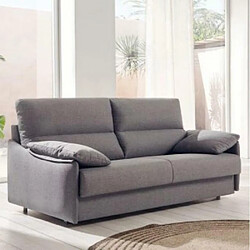 Inside 75 Canapé convertible express VERONE couchage 140 x 200 cm gris 