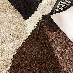 Avis Jardindeco Tapis intérieur en polypropylène Vivara 1060 marron 200 x 280 cm.