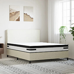 vidaXL Matelas à ressorts ensachés moyen plus 160x200 cm