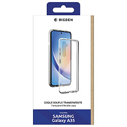 BigBen Connected Coque pour Samsung Galaxy A35 Souple et Ultra-Fine en TPU Transparent