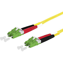 Metz Connect 151P1JAJA10E fibre optique FO Câble de raccordement [2x LC mâle - 2x LC mâle] 9/125 µ Singlemode OS2 1.00 m