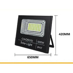 Tradex LED RECHARGE SOLAIRE AVEC TWILIGHT 600W AVEC TÉLÉCOMMANDE LED-8547