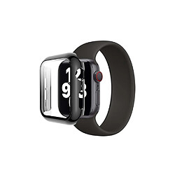 Eko Coque pour Apple Watch 38mm Protection Intégrale avec Verre Trempé Noir transparent